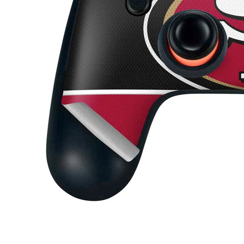 NFL San Francisco 49ers Zone Block Google Stadia Controller Skin